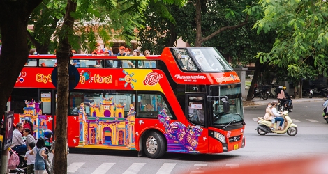 Tour tham quan Hà Nội 4h trên xe bus 2 tầng Vietnam Sightseeing - Vé người lớn