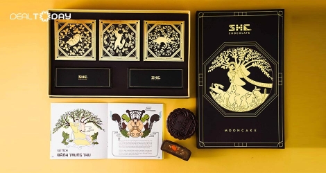 E-Voucher Hộp bánh Trung thu Cung Trăng Nâu SHE Chocolate