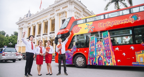 Tour tham quan Hà Nội 48h trên xe bus 2 tầng Vietnam Sightseeing - Vé trẻ em 6 - 10 tuổi