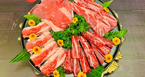 Set nướng 04 loại bò cao cấp tại Matsuri - Yaki Restaurant