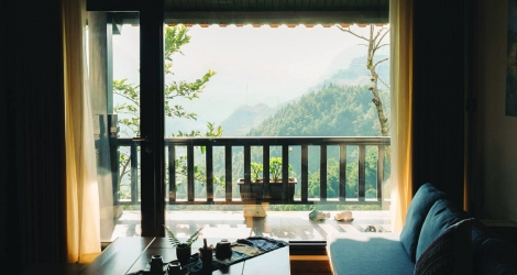 Ngắm thung lũng Mường Hoa tại phòng Mountain View Bungalow Sapa Jade Hill Resort