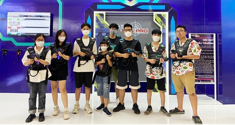 Vé bắn súng Laser Pro 1 người - Áp dụng cho team 8 - 12 người tại Laser Pro Aeon Mall Long Biên