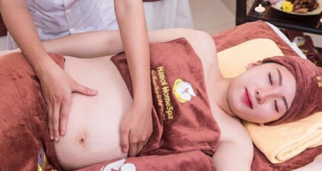 Massage bầu cao cấp tặng kèm 1 chăm sóc da mặt tại Hanoi Beauty & Home Spa