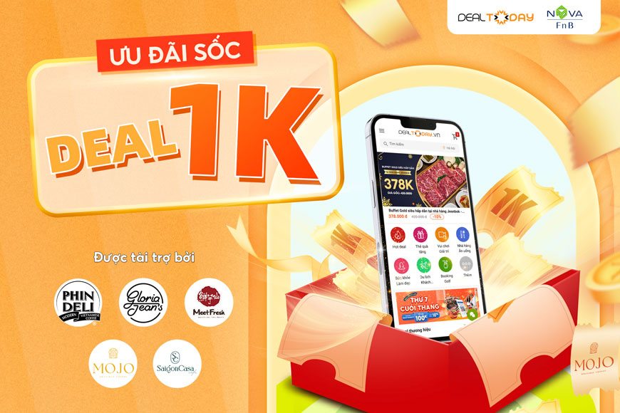 Tưng bừng mừng hợp tác, Dealtoday cùng Nova FnB mang ngàn ưu đãi HOT đến cho khách hàng