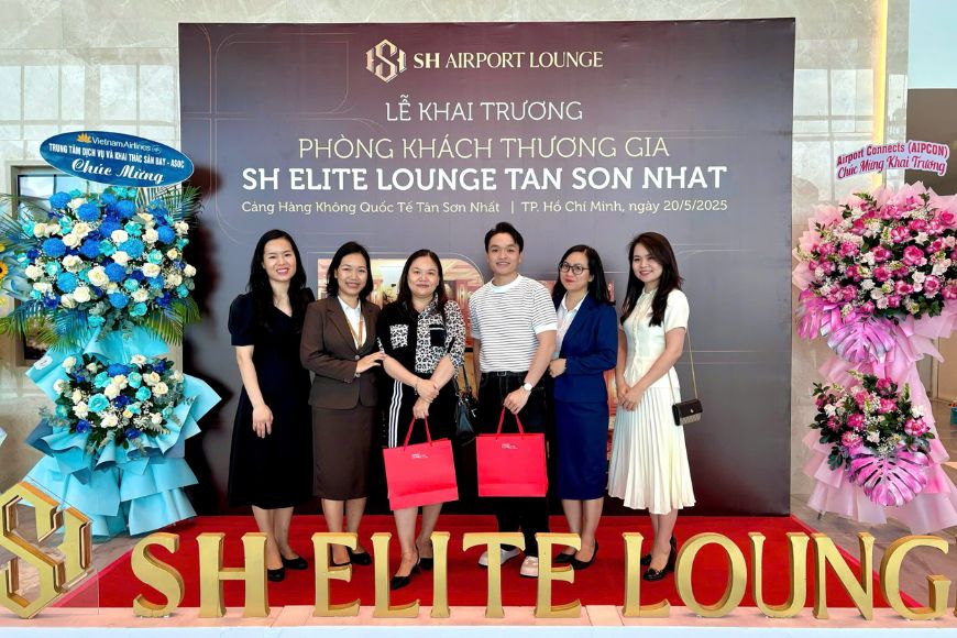 Phòng chờ SH ELITE ra mắt tại Tân Sơn Nhất - Đẳng cấp mới của hành trình bay cao cấp