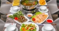 Set lẩu gà dấm bỗng dành cho 3-4 người tại nhà hàng Laca Beer 24
