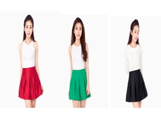 (HCM) Sành điệu với chân váy xếp ly ngắn từ ThiVi Showroom