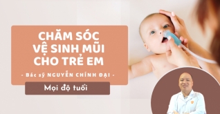 Khoá học online chăm sóc và vệ sinh mũi cho trẻ em tại Em Bé Easy