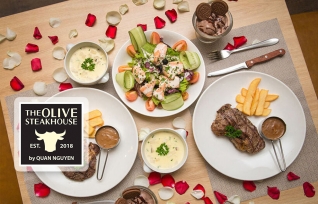 Thẻ quà tặng mệnh giá 100k áp dụng tại nhà hàng Olive Steak House