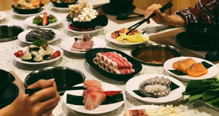 Buffet lẩu băng chuyền tại nhà hàng lẩu băng chuyền Hong Kong - Áp dụng buổi trưa trong tuần
