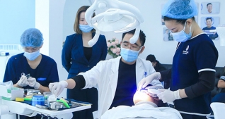 Hàn trám sâu răng vỡ tại Nha khoa TMQT Jun Dental