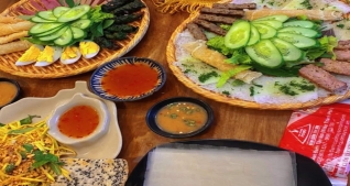 Combo bánh cuốn kèm nước và tráng miệng hấp dẫn dành cho 03 người tại Bánh Cuốn Tây Sơn