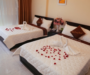 Phòng Twin dành cho 04 khách: Biển Vọng Hotel 2* Đà Nẵng