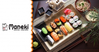 Thẻ quà tặng trị giá 200k áp dụng cho toàn menu tại Hệ thống Maneki Neko Deli