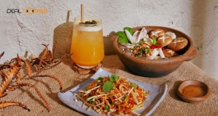 Buffet chay tươi ngon tại nhà hàng The Vegan House