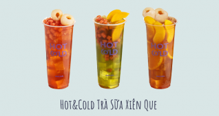 E-Coupon mua 01 trà trái cây bất kỳ tặng 01 trà sữa Bangkok muối tại Hot&Cold Trà Sữa Xiên Que
