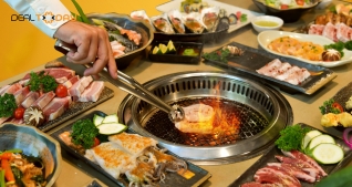 Buffet lẩu nướng menu 329K chuẩn vị Hàn tại nhà hàng SeasonBBQ