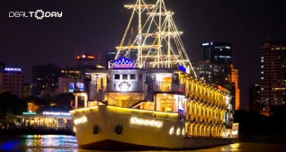 Voucher giảm giá 50k du ngoạn và ăn tối buffet du thuyền Indochina Queen
