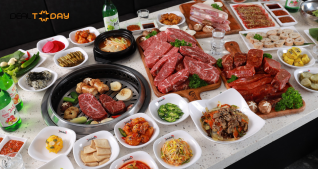Buffet Red nướng chuẩn vị nhà hàng Jeonbok ẩm thực Hàn Quốc số 1 tại Hà Nội - Áp dụng tối thứ 2 đến thứ 6