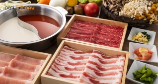 Buffet lẩu Nhật Bản tại nhà hàng On-Yasai Shabu Shabu menu 328K