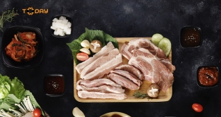 Combo 01 set thịt heo đặc biệt và 01 mỳ lạnh tại nhà hàng Dong Gogi Gobchang Golden Palace