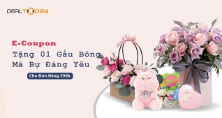 E-Coupon tặng 01 gấu bông má bự đáng yêu cho đơn hàng 399k tại Website Potico.vn