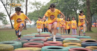 Giải đấu vượt chướng ngại vật Junior Warriors 2023 Power Kid dành cho lứa tuổi 10 - 12 tuổi