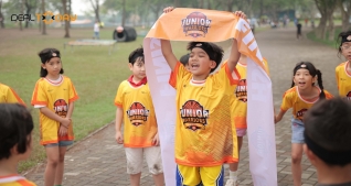 Giải đấu vượt chướng ngại vật Junior Warriors 2023 Super Kid dành cho lứa tuổi 8 - 9 tuổi