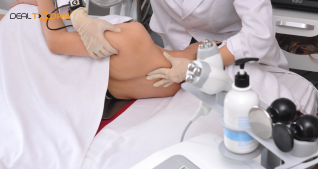 Massage trị liệu đả thông kinh lạc cổ vai gáy tại Le'Rubi Spa & Clinic
