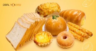 E- Coupon giảm giá 50% cho tất cả các loại bánh ngọt tại Bready Bánh Mì Tươi - Burger Đĩa Bay