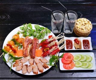 Set ăn thịt xiên nướng dành cho 02 người tại Nhà hàng It's BBQ