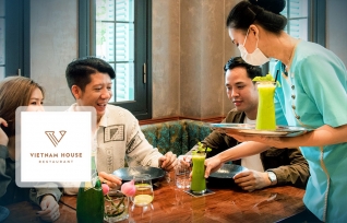 Thẻ quà tặng trị giá 100k áp dụng tại Vietnam House Restaurant
