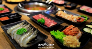 Buffet thịt nướng, hải sản, lẩu Hàn - Nhật - Menu 377k tại Hệ thống nhà hàng Grill & Cheer
