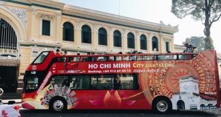 Tour du lịch vòng quanh TP HCM cùng Hop on – Hop off - Vé người lớn từ 12 tuổi trở lên