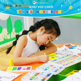 Vé vào cổng khu vui chơi Nhà sách Tân Việt - Áp dụng Thứ 7, Chủ nhật và Lễ tết