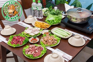 Tụ họp ăn uống chuẩn gu Hà Nội với món bò nhúng dấm trứ danh