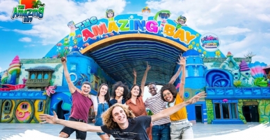 2 vé vào cửa trọn gói trải nghiệm khu vui chơi The Amazing Bay - Áp dụng cho người lớn