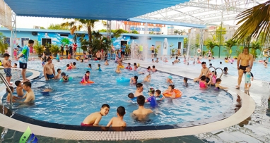 Vé bơi 3 lượt cho người lớn tại Bể bơi Thiên Nhiên Khang An VOV