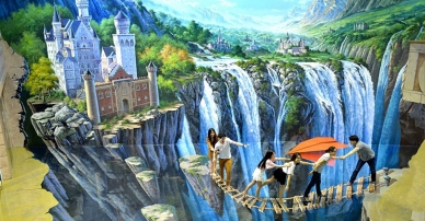 Vé trẻ em từ 100cm - 130cm tại Bảo tàng 3D Art in Paradise Danang