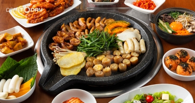 Combo 01 set lòng đặc biệt và 01 set thịt heo nướng tại nhà hàng Dong Gogi Gobchang Hàm Nghi