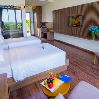 Nghỉ dưỡng phòng Premium Deluxe Ocean View tại Rosa Alba Resort