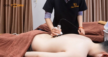 Trị liệu hiệu quả vùng lưng eo tại Tâm An Spa