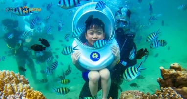 Combo vé đi bộ tham quan dưới biển và tour 3 đảo tại Namaste Phú Quốc - Gói tiêu chuẩn cho trẻ em