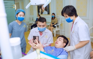 Tẩy trắng răng công nghệ Laser Whitening - Cam kết không ê buốt tại hệ thống NK TM Việt Đức