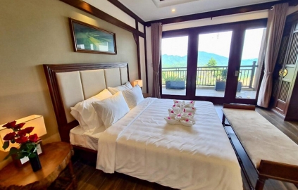 Nghỉ dưỡng phòng Premier deluxe bungalow tại Ebino Pù Luông resort