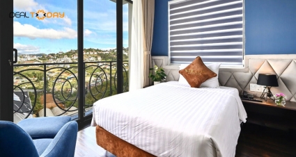 Nghỉ dưỡng phòng Premier With Balcony cho 02 khách tại khách sạn Stillus Boutique Đà Lạt