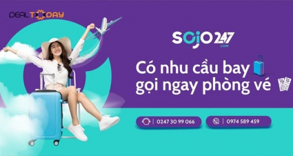 Voucher giảm giá 80k áp dụng đặt vé máy bay tại SOJO247.com