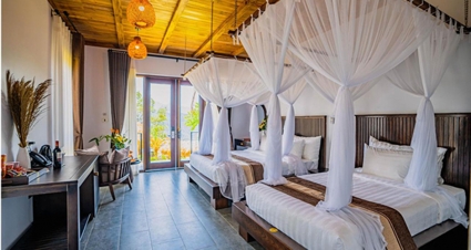Nghỉ dưỡng phòng Superior Room Mountain view tại Pù Luông Bocbandi Retreat