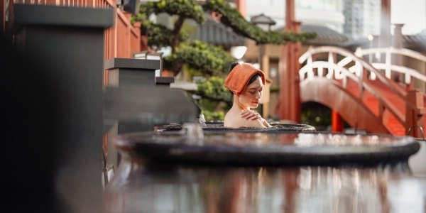 Tổ hợp khoáng nóng chuẩn Nhật Mori Onsen