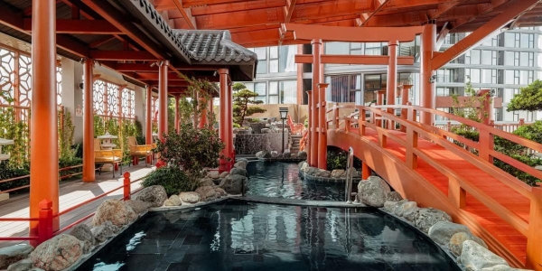 Tổ hợp khoáng nóng chuẩn Nhật Mori Onsen